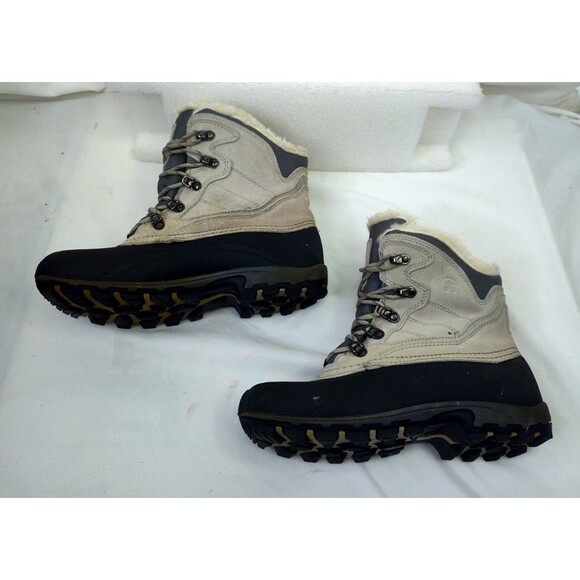 Kamik Whitetail Winter Boots Women's 8 EUR 39 Thinsulate Insulated Black Beige - Picture 10 of 15